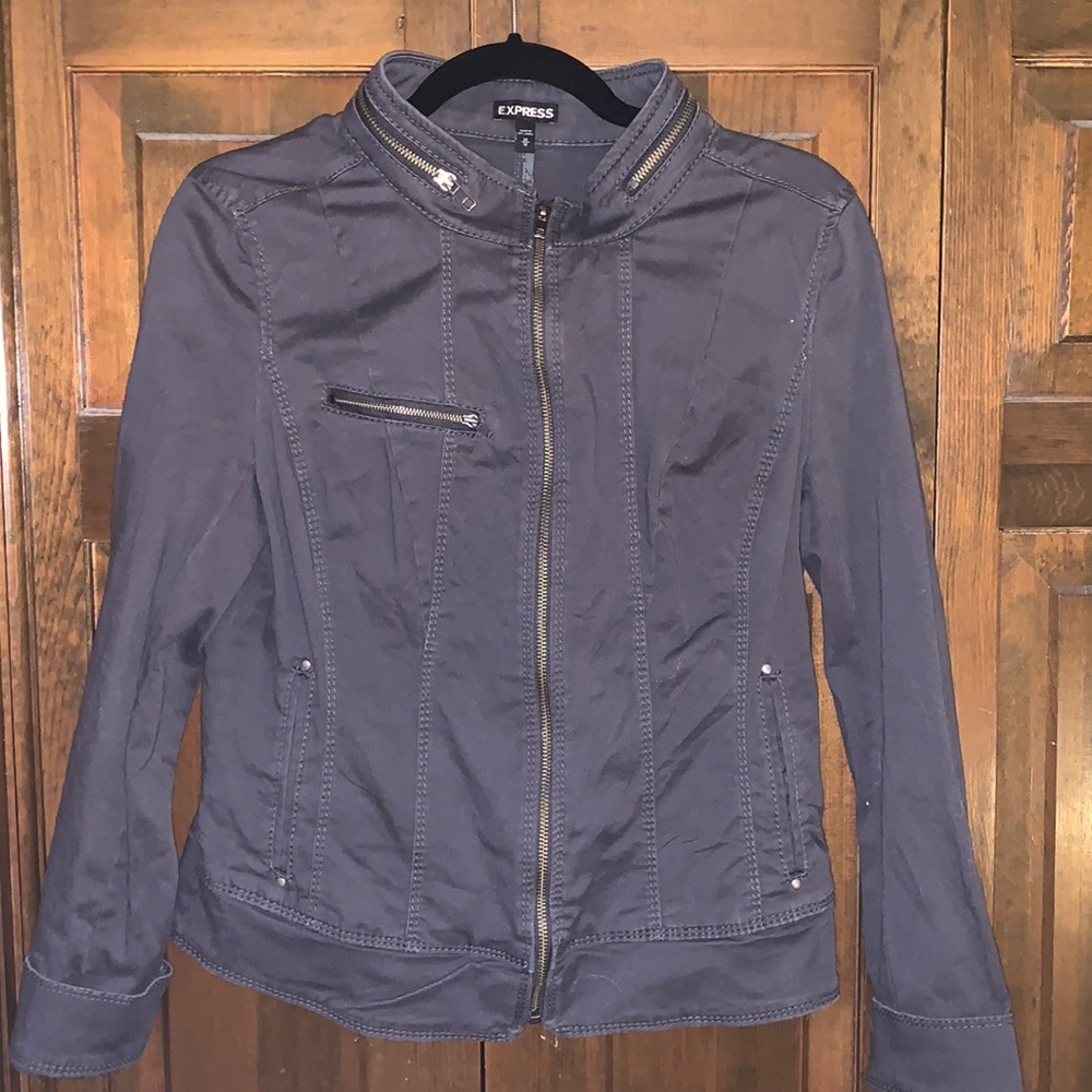 Express Moto Zipper Jacket